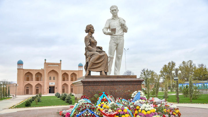 Хамид алимджан. Джизак Хамид Алимджан. Хамид Олимжон ва Зулфия.